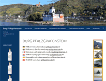 Tablet Screenshot of burg-pfalzgrafenstein.de